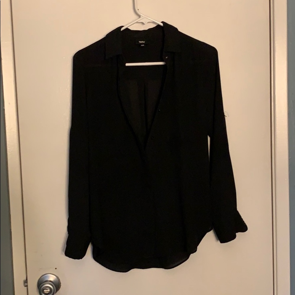 Black Button down